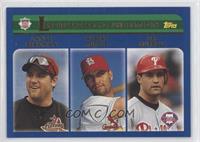 League Leaders - Lance Berkman, Albert Pujols, Pat Burrell [EX to NM]