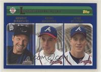 League Leaders - Randy Johnson, Greg Maddux, Tom Glavine [EX to NM]