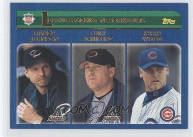 2003 Topps - [Base] #348 - League Leaders - Randy Johnson, Curt Schilling, Kerry Wood