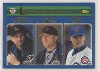 League Leaders - Randy Johnson, Curt Schilling, Kerry Wood [EX to NM]