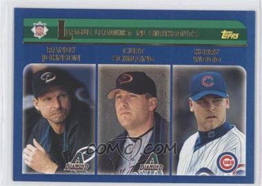 2003 Topps - [Base] #348 - League Leaders - Randy Johnson, Curt Schilling, Kerry Wood