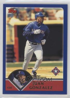 2003 Topps - [Base] #38 - Juan Gonzalez