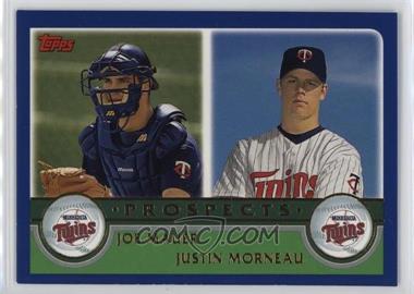 2003 Topps - [Base] #680 - Prospects - Joe Mauer, Justin Morneau