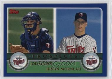 2003 Topps - [Base] #680 - Prospects - Joe Mauer, Justin Morneau