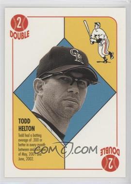 2003 Topps - Blue Backs #_TOHE - Todd Helton