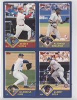 Albert Pujols, Kazuhisa Ishii, Alfonso Soriano, Sammy Sosa [EX to NM]