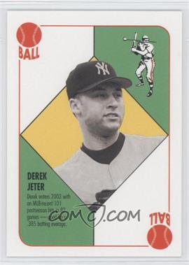 2003 Topps - Red Backs #_DEJE - Derek Jeter