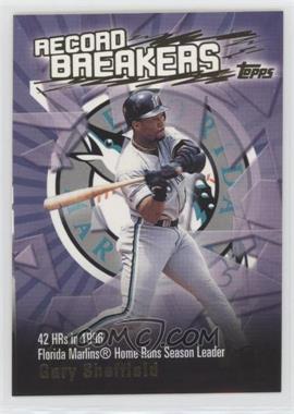 2003 Topps - Series 1 Record Breakers #RB-GS - Gary Sheffield