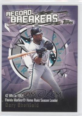 2003 Topps - Series 1 Record Breakers #RB-GS - Gary Sheffield