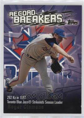 2003 Topps - Series 1 Record Breakers #RB-RC - Roger Clemens