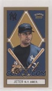 2003 Topps 205 - [Base] - Polar Bear Back Mini #75.1 - Derek Jeter (Has Gold Trim)