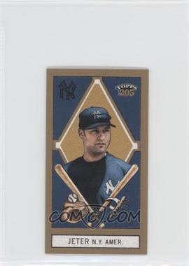 2003 Topps 205 - [Base] - Polar Bear Back Mini #75.1 - Derek Jeter (Has Gold Trim)