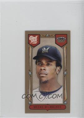 2003 Topps 205 - [Base] - Sovereign Back Mini Green Exclusive Pose #318 - Rickie Weeks