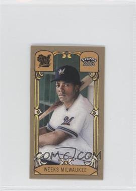 2003 Topps 205 - [Base] - Sovereign Back Mini Green #187 - Rickie Weeks