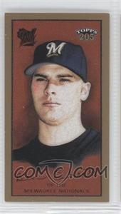 2003 Topps 205 - [Base] - Sovereign Back Mini Green #63 - Ben Sheets