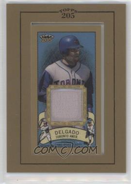 2003 Topps 205 - Framed Relics #TR-CD - Carlos Delgado