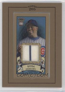 2003 Topps 205 - Framed Relics #TR-SS - Sammy Sosa