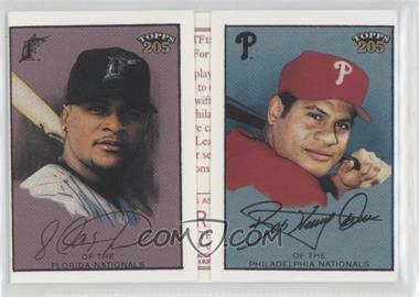 2003 Topps 205 - Triple Folders - Polar Bear Back #TF12 - Bobby Abreu, Luis Castillo