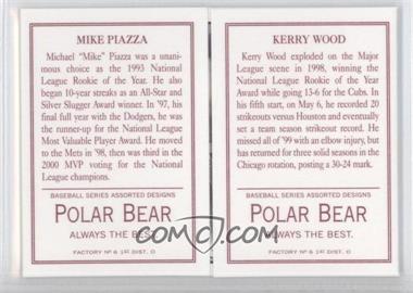 2003 Topps 205 - Triple Folders - Polar Bear Back #TF14 - Mike Piazza, Kerry Wood