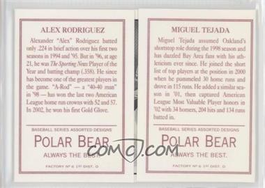 2003 Topps 205 - Triple Folders - Polar Bear Back #TF3 - Alex Rodriguez, Miguel Tejada