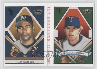 2003 Topps 205 - Triple Folders - Polar Bear Back #TF3 - Alex Rodriguez, Miguel Tejada