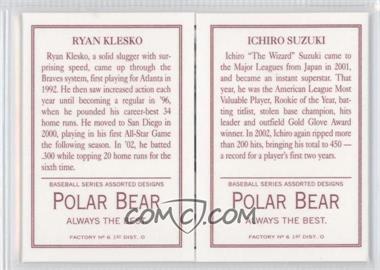 2003 Topps 205 - Triple Folders - Polar Bear Back #TF43 - Ryan Klesko, Ichiro Suzuki