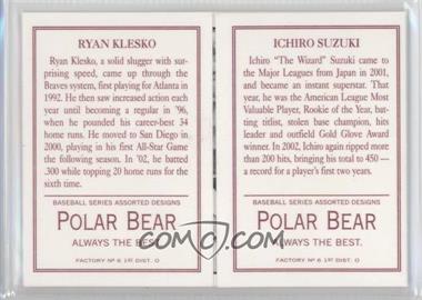 2003 Topps 205 - Triple Folders - Polar Bear Back #TF43 - Ryan Klesko, Ichiro Suzuki