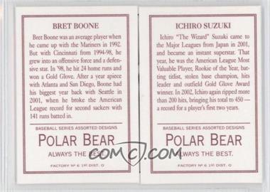 2003 Topps 205 - Triple Folders - Polar Bear Back #TF48 - Bret Boone, Ichiro Suzuki