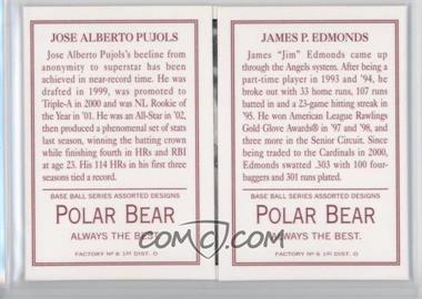 2003 Topps 205 - Triple Folders - Polar Bear Back #TF81 - Albert Pujols, Jim Edmonds