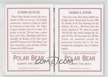 2003 Topps 205 - Triple Folders - Polar Bear Back #TF85 - Ichiro Suzuki, Derek Jeter