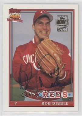 2003 Topps All-Time Fan Favorites - Autographs #FFA-RD - Rob Dibble