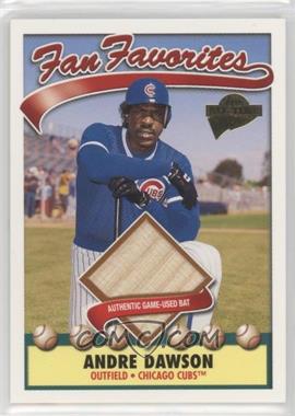 2003 Topps All-Time Fan Favorites - Relics #FFR-ADA - Andre Dawson