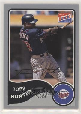 2003 Topps Bazooka - [Base] - Silver Border #48.2 - Torii Hunter (Full Color Bazooka Logo)