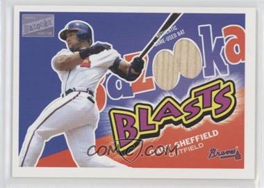 2003 Topps Bazooka - Blasts Bats #BB-GS - Gary Sheffield