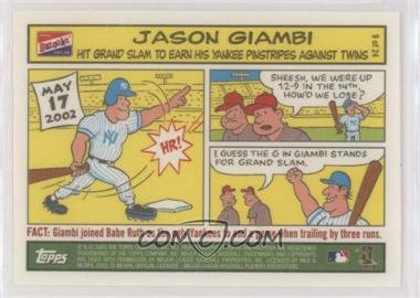 2003 Topps Bazooka - Comics #9 - Jason Giambi