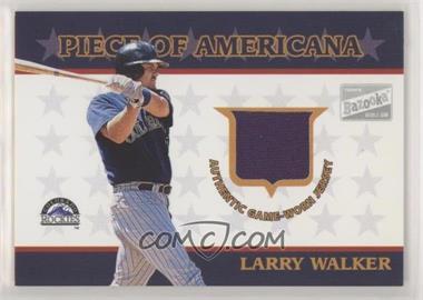 2003 Topps Bazooka - Piece of Americana #PA-LW - Larry Walker