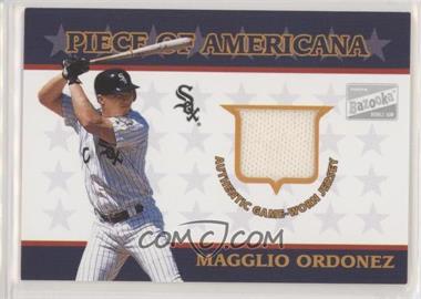 2003 Topps Bazooka - Piece of Americana #PA-MO - Magglio Ordonez