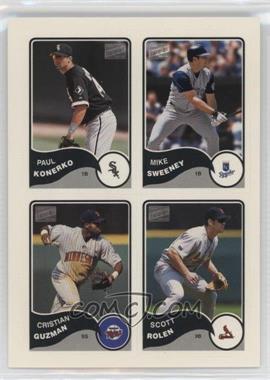 2003 Topps Bazooka - Stickers #15 - Paul Konerko, Mike Sweeney, Cristian Guzman, Scott Rolen