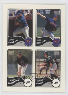 2003 Topps Bazooka - Stickers #38 - Jonny Gomes, Jose Cruz Jr., Roy Halladay, Dewon Brazelton