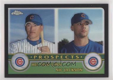 2003 Topps Chrome - [Base] - Black Refractor #432 - Hee Seop Choi, Nic Jackson /199