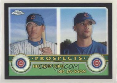 2003 Topps Chrome - [Base] - Black Refractor #432 - Hee Seop Choi, Nic Jackson /199