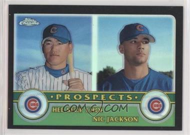 2003 Topps Chrome - [Base] - Black Refractor #432 - Hee Seop Choi, Nic Jackson /199