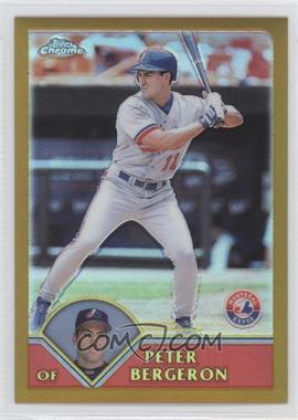 2003 Topps Chrome - [Base] - Gold Refractor #413 - Peter Bergeron /449