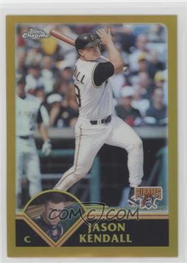 2003 Topps Chrome - [Base] - Gold Refractor #69 - Jason Kendall /449