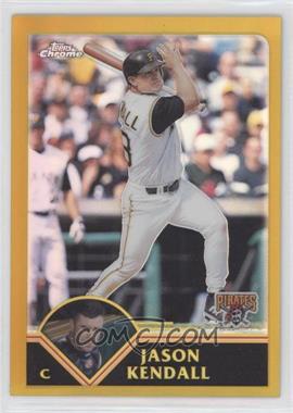 2003 Topps Chrome - [Base] - Gold Refractor #69 - Jason Kendall /449