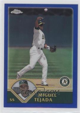 2003 Topps Chrome - [Base] - Refractor #112 - Miguel Tejada /699