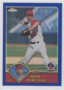 2003 Topps Chrome - [Base] - Refractor #130 - Troy Percival /699