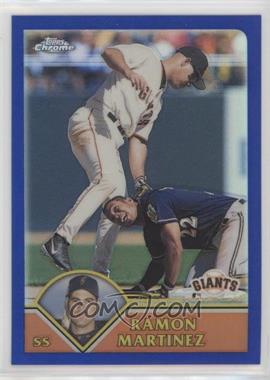 2003 Topps Chrome - [Base] - Refractor #138 - Ramon Martinez /699