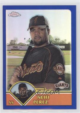 2003 Topps Chrome - [Base] - Refractor #346 - Neifi Perez /699