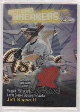 2003 Topps Chrome - Record Breakers - Refractor #RBCA-JB - Jeff Bagwell